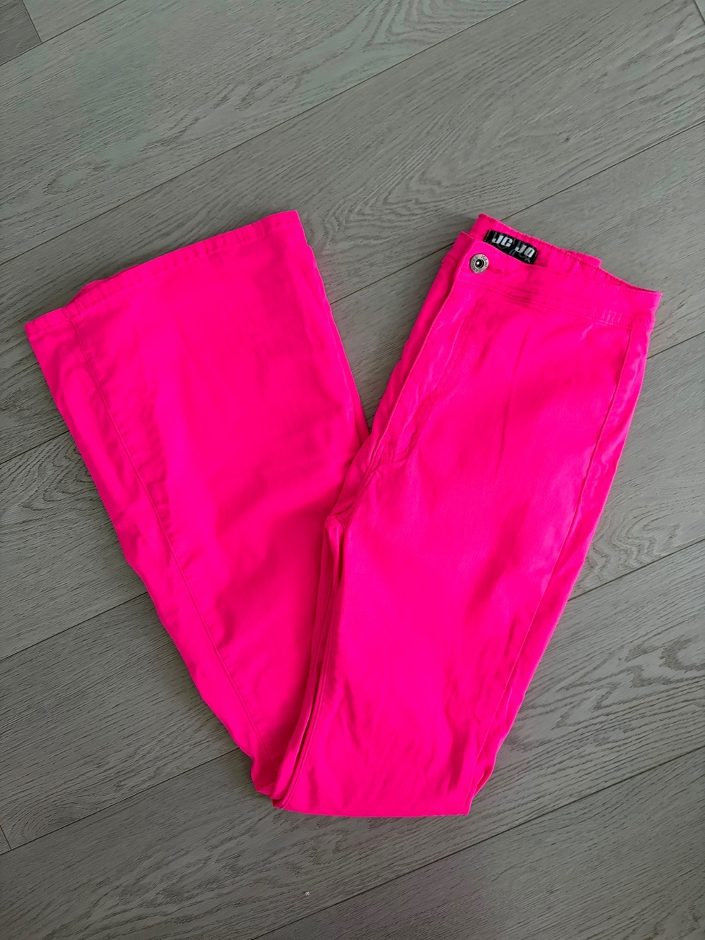 Jennifer Lopez Neon Pink Boot-Cut Jeans